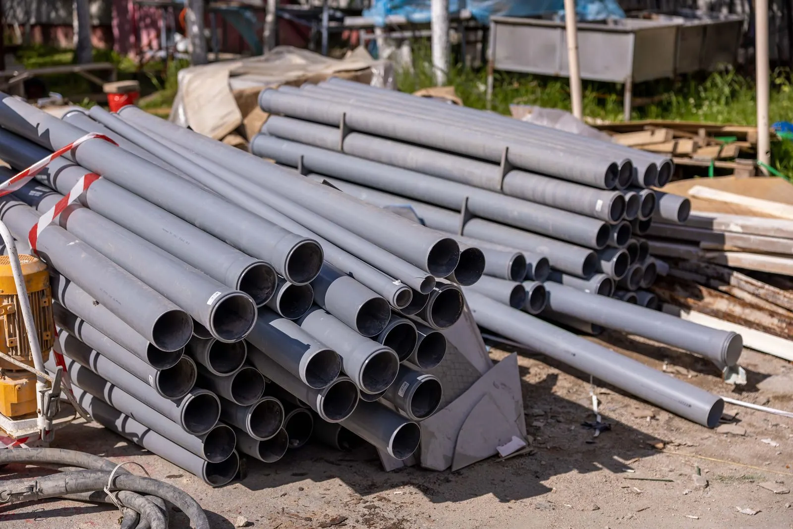 PVC pipe stock
